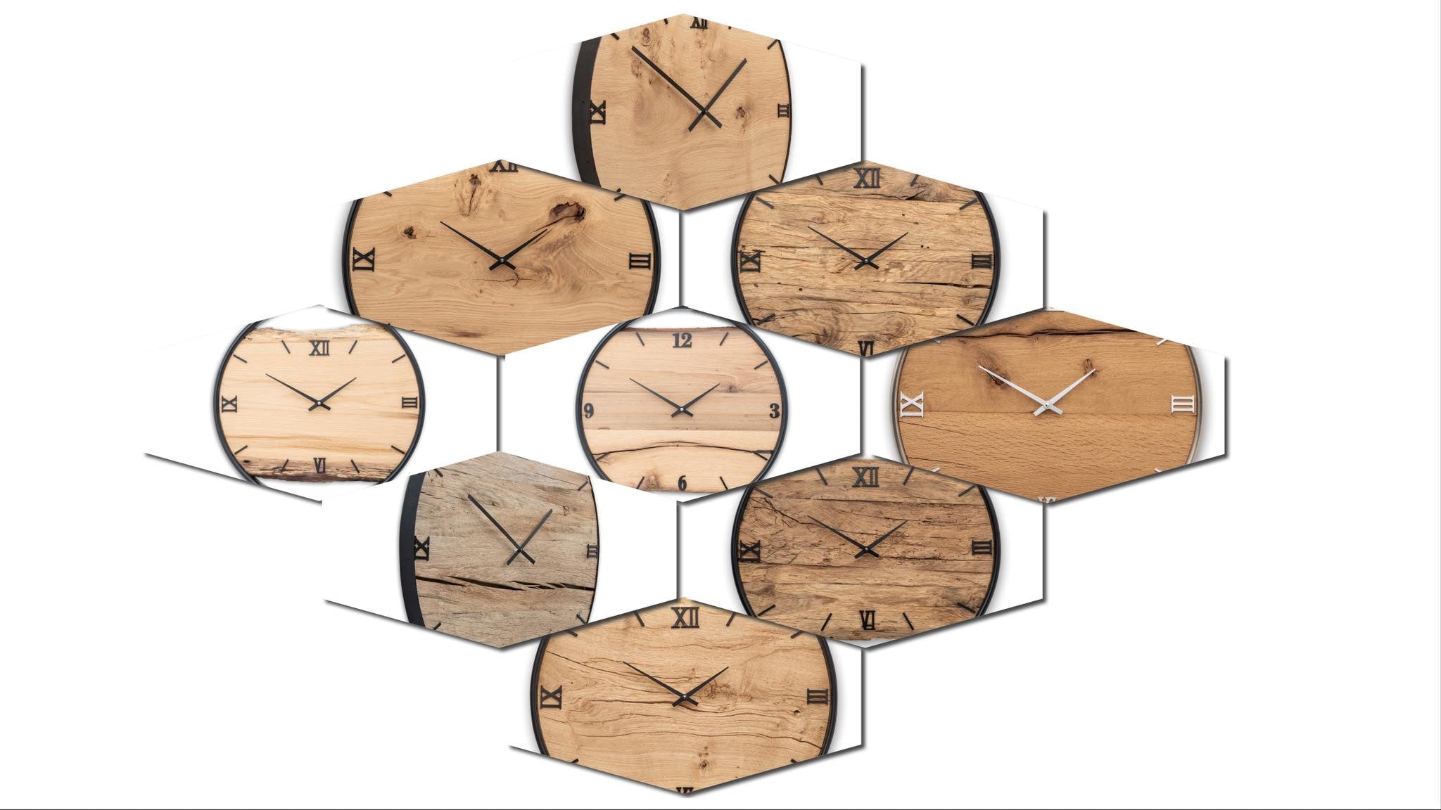 Moderne Wanduhren Aus Holz