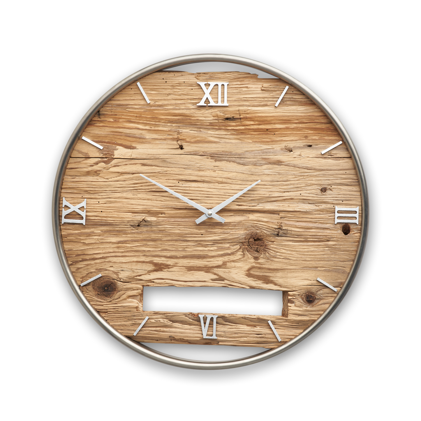 Wanduhr aus Altholz No 070 45cm