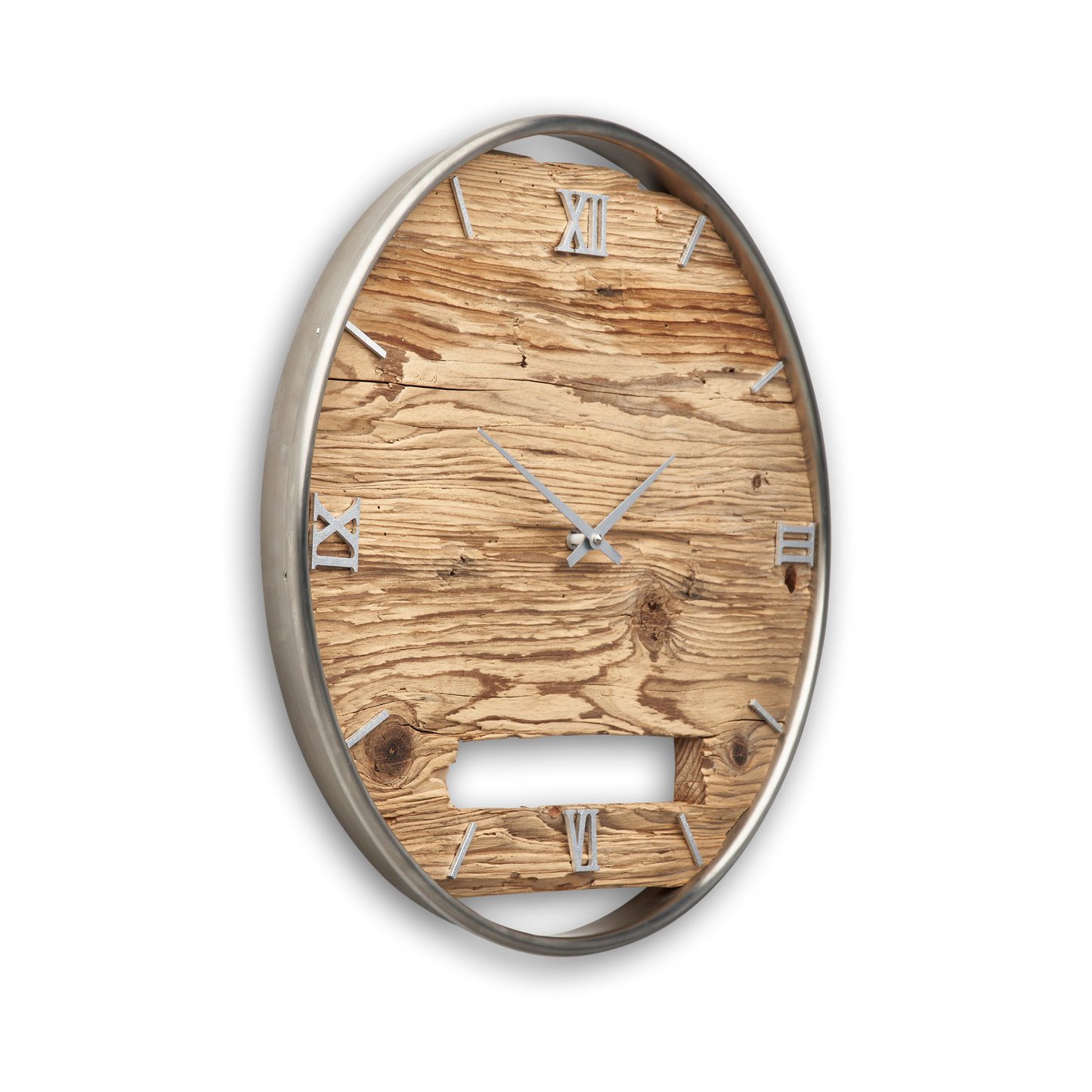 Wanduhr aus Altholz No 070 45cm