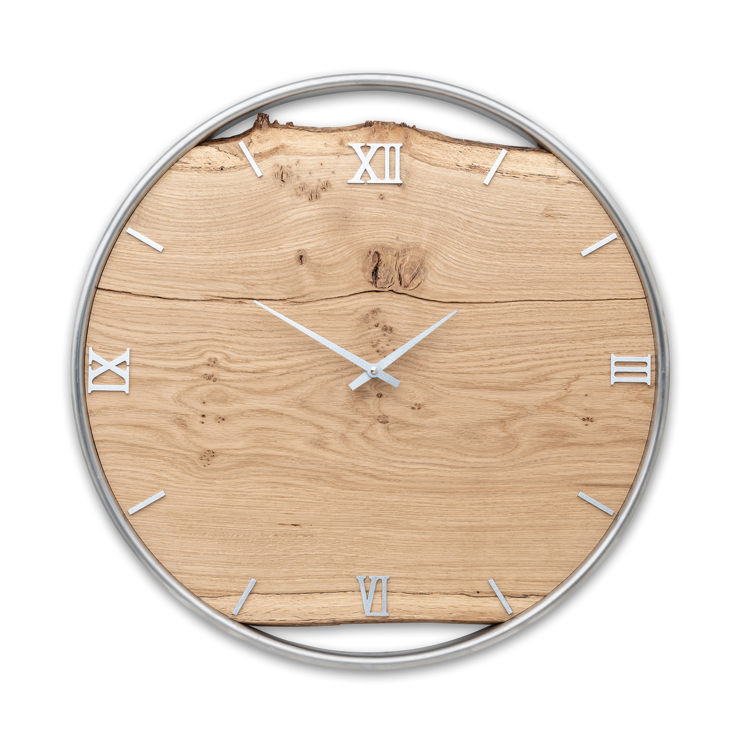 Wanduhr aus Holz/Eiche No 193 50cm