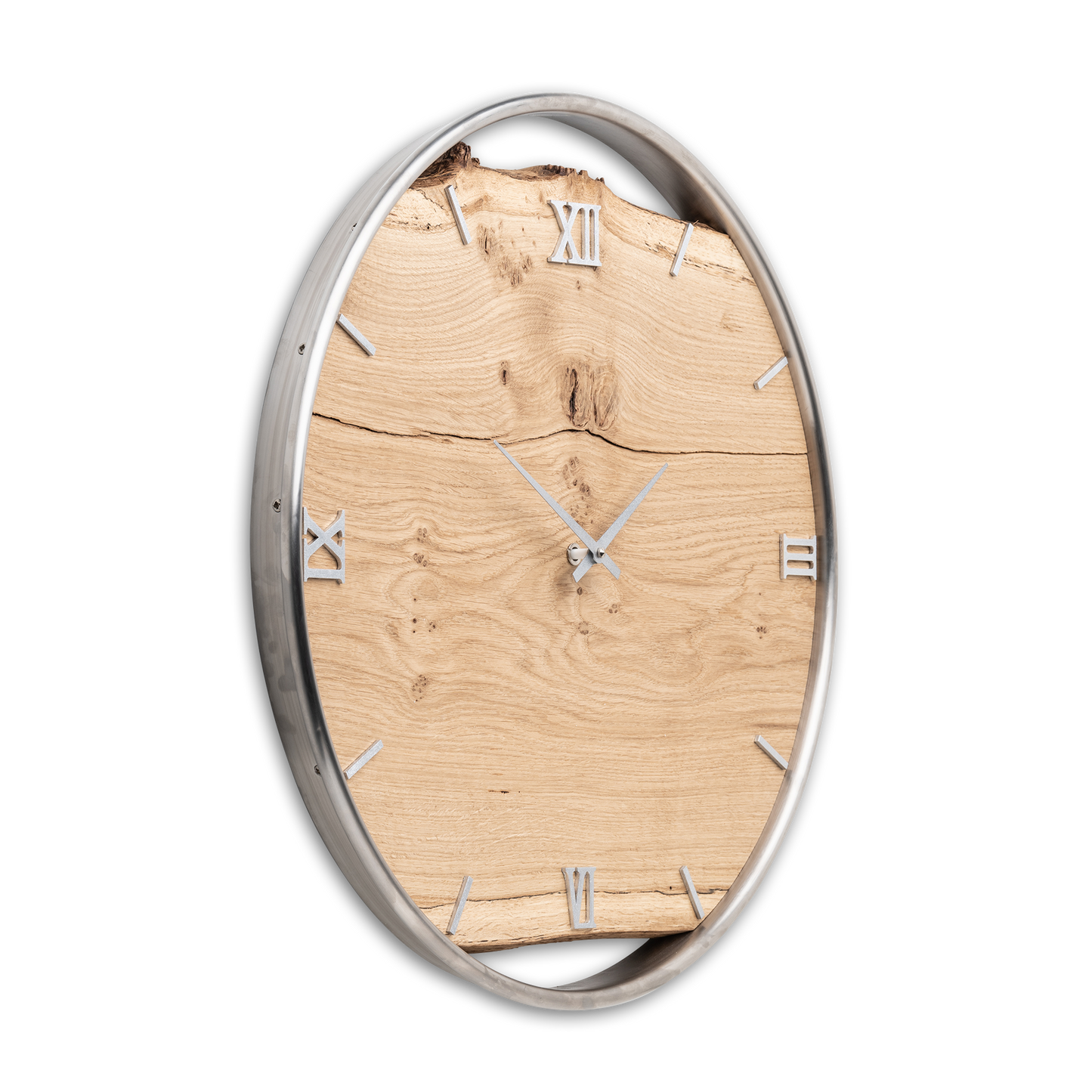 Wanduhr aus Holz/Eiche No 193 50cm