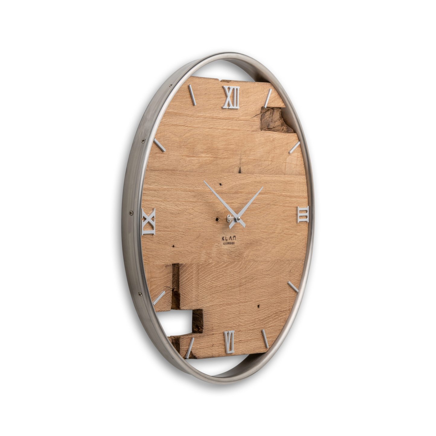 Wanduhr aus Altholz No 215 50cm