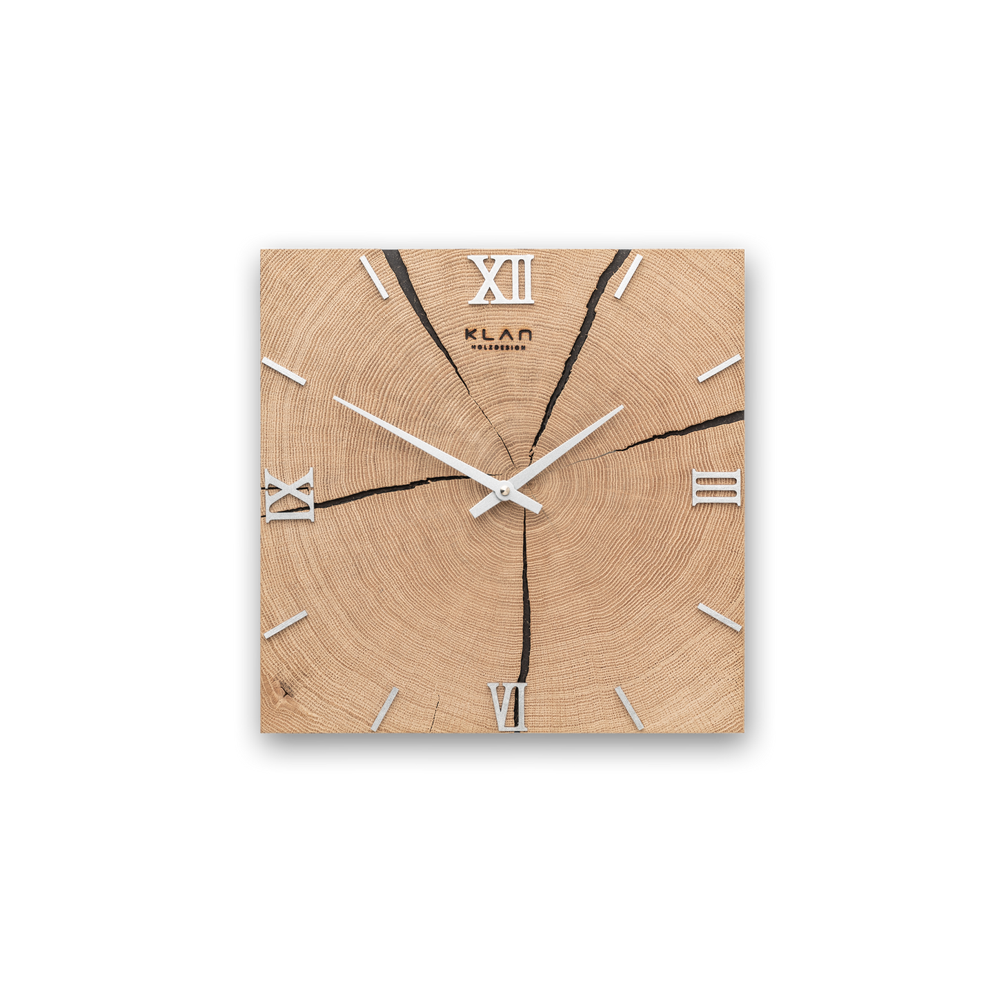 Wanduhr aus Holz No 261 30x30cm
