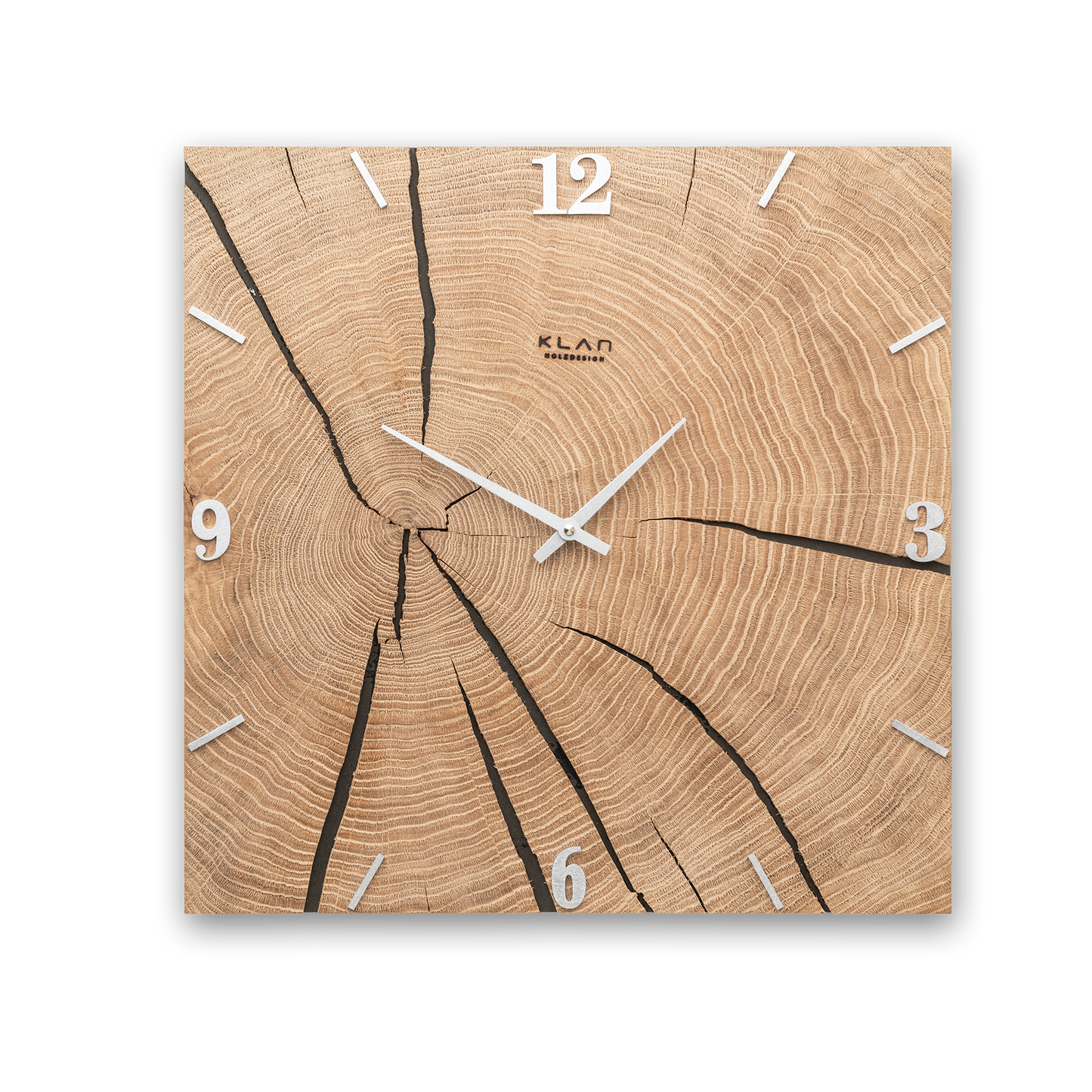 Wanduhr aus Holz No 264 43x43cm