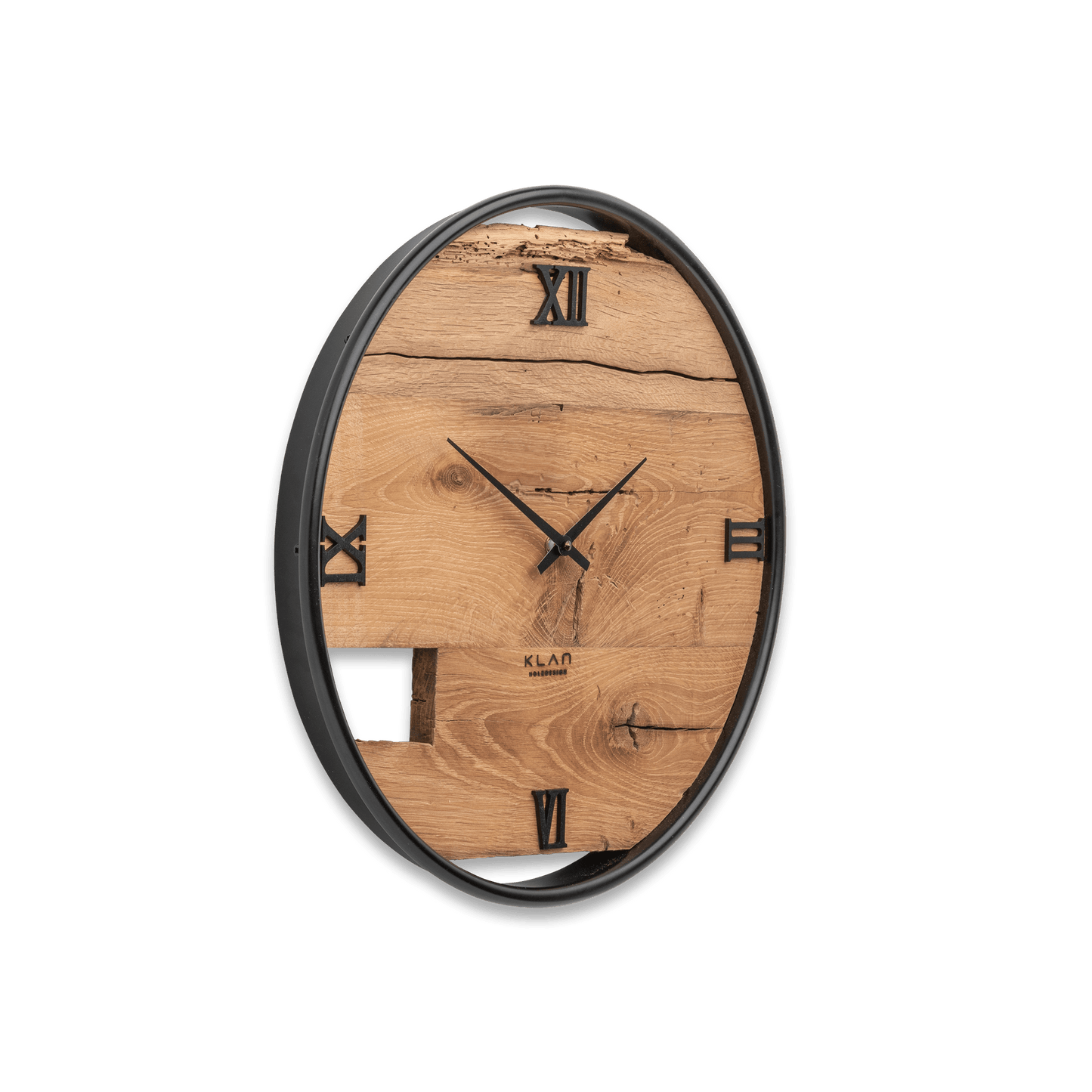 Wanduhr aus Altholz NO 267 40cm