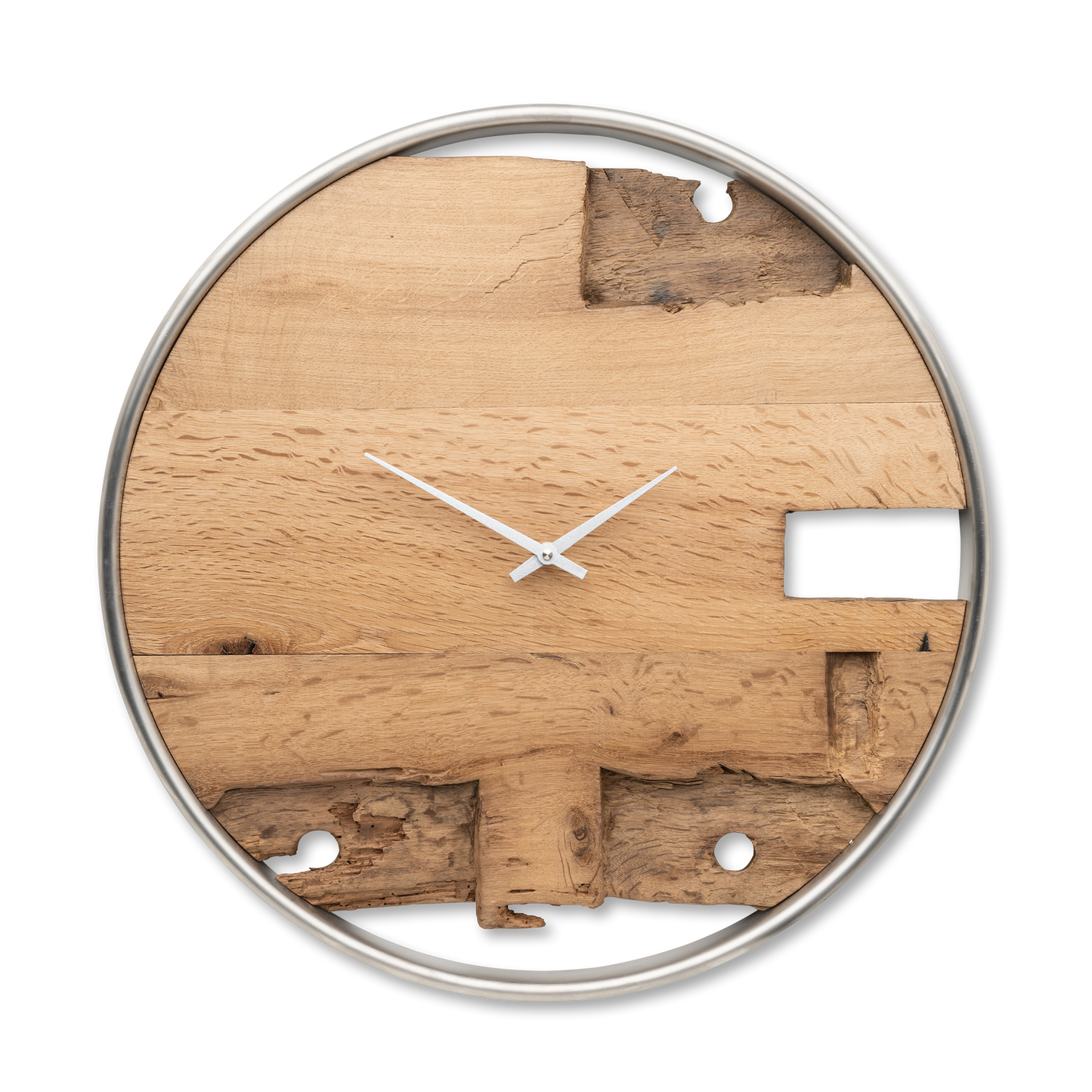 Wanduhr aus Altholz No 268 50cm