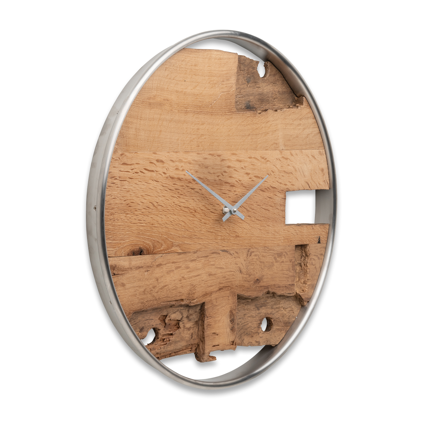Wanduhr aus Altholz No 268 50cm