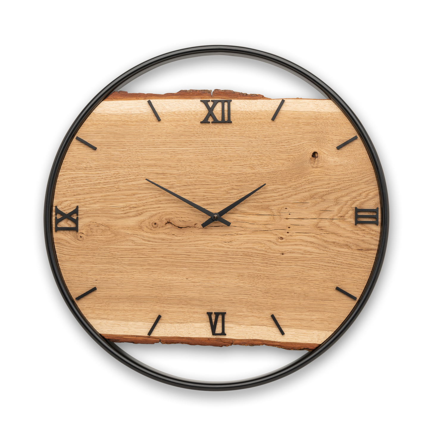 Wanduhr aus Holz/Eiche No 296 50cm