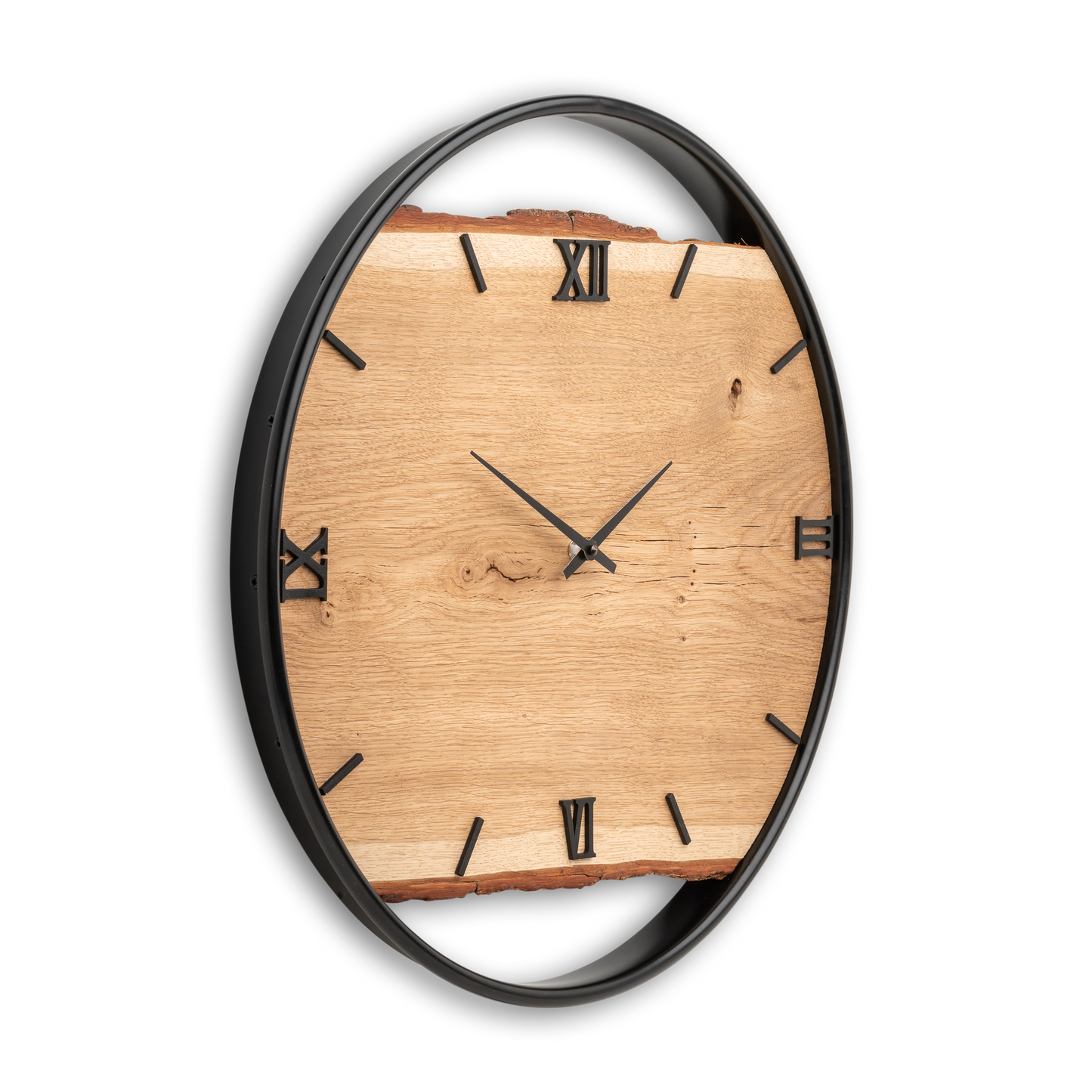 Wanduhr aus Holz/Eiche No 296 50cm
