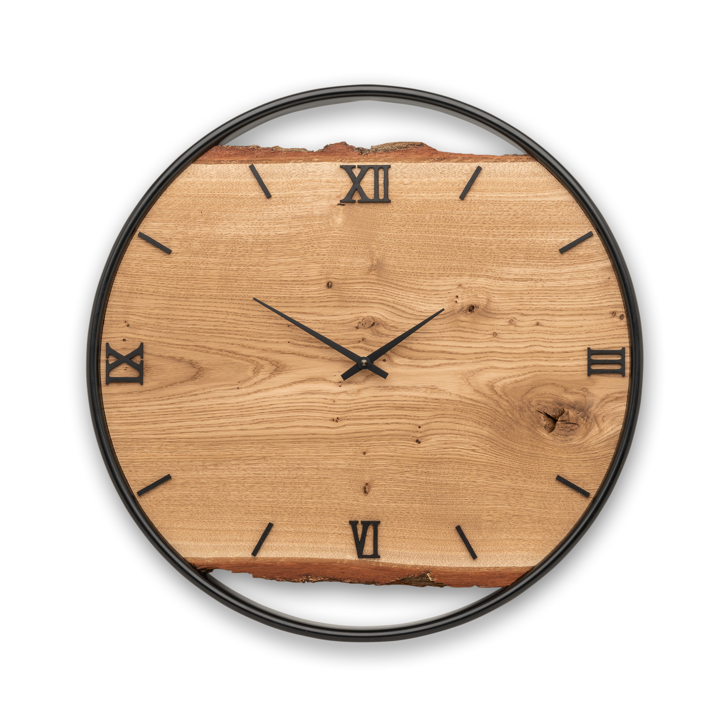 Wanduhr aus Holz/Eiche No 298 50cm