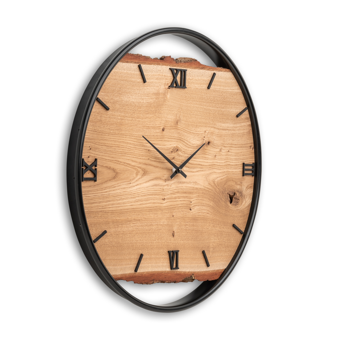 Wanduhr aus Holz/Eiche No 298 50cm
