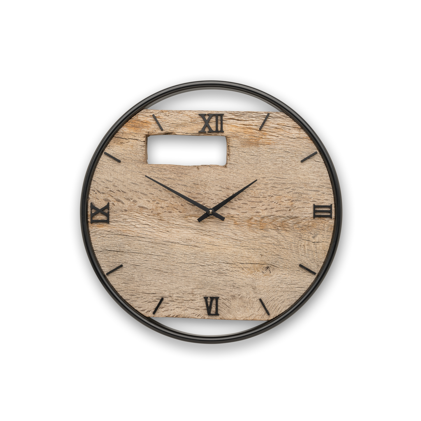 Wanduhr aus Altholz NO 309 40cm