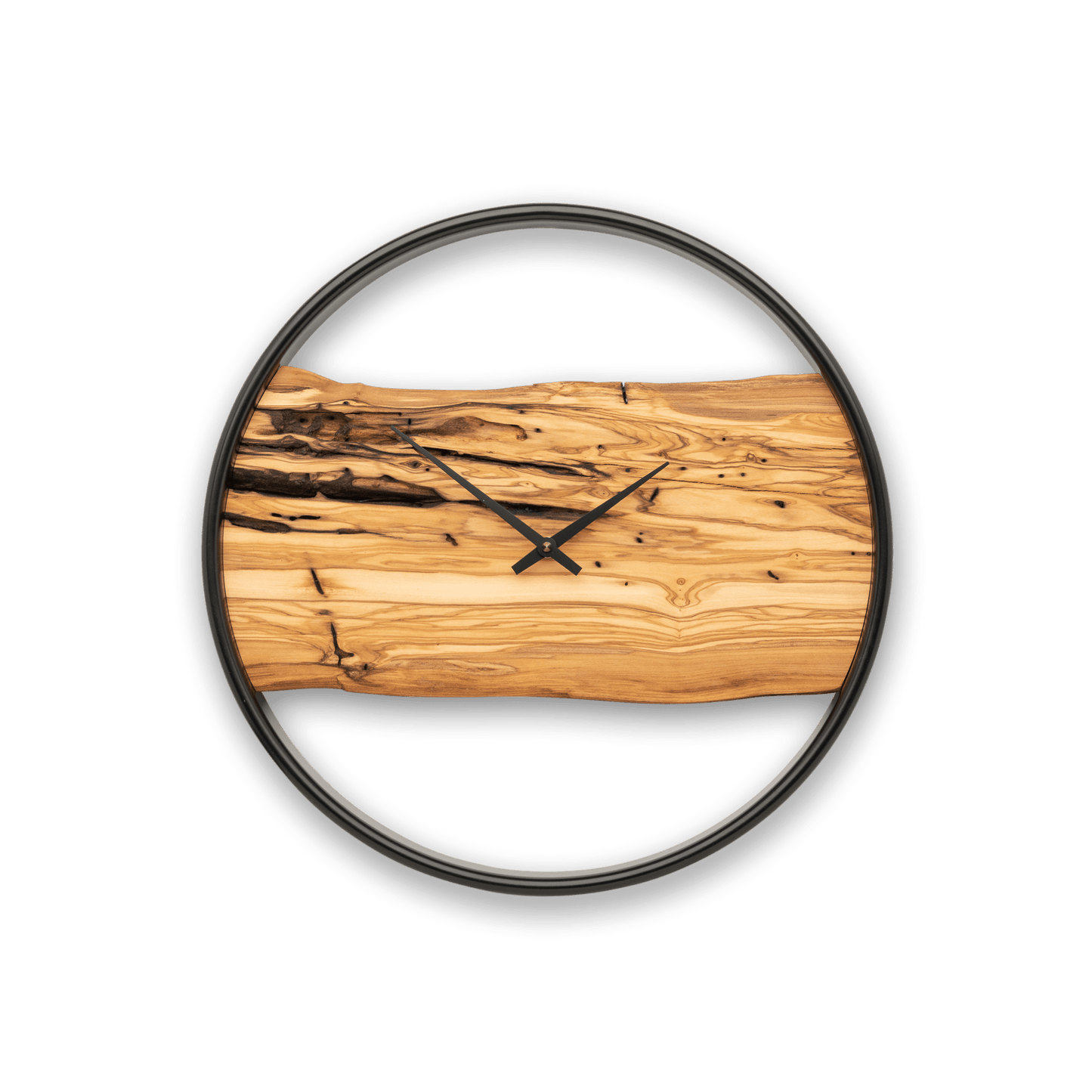 Wanduhr aus Holz/Olive No 321 40cm
