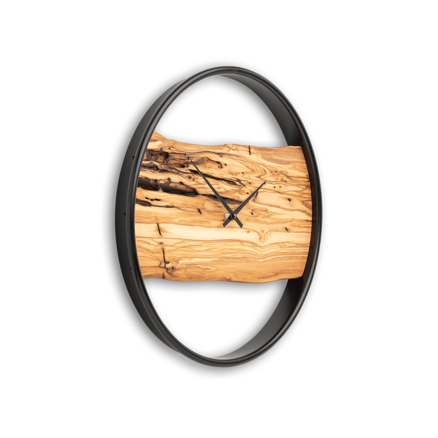 Wanduhr aus Holz/Olive No 321 40cm