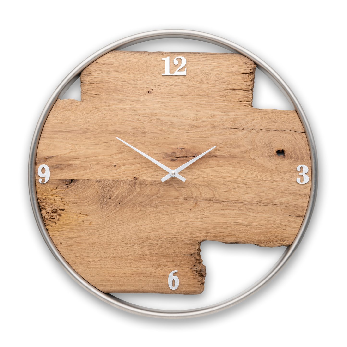 Wanduhr aus Altholz No 336 50cm