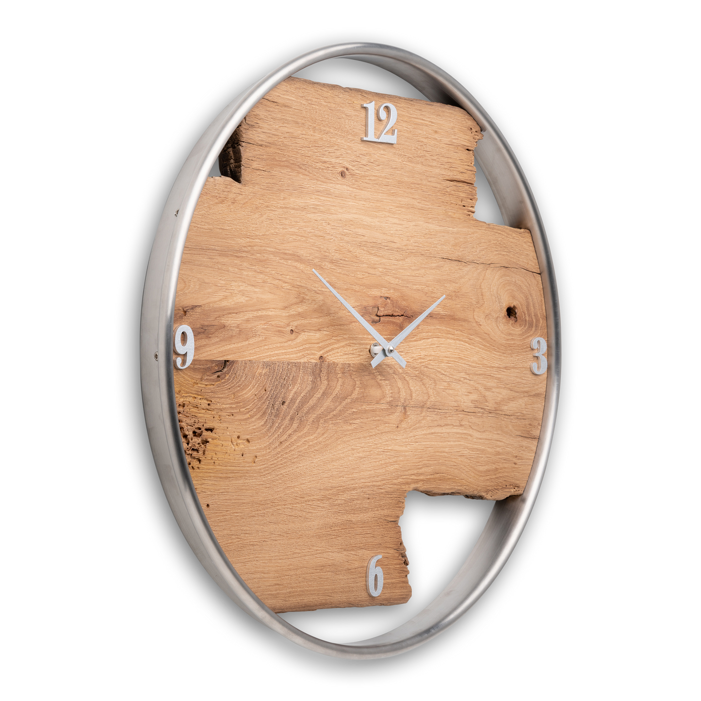 Wanduhr aus Altholz No 336 50cm