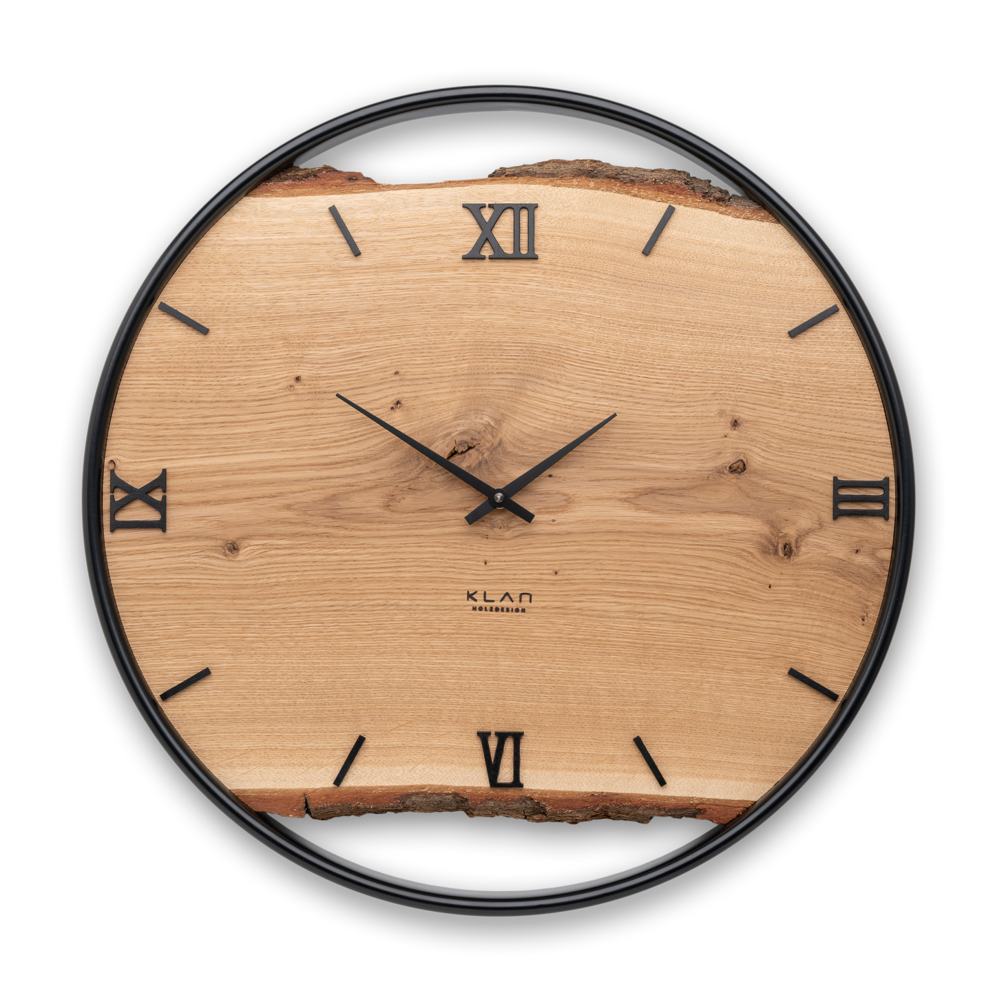 Wanduhr aus Holz/Eiche No 337 50cm