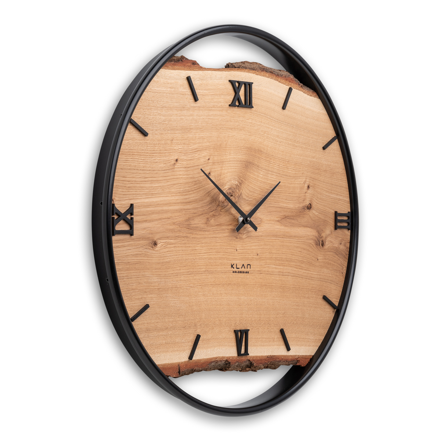 Wanduhr aus Holz/Eiche No 337 50cm