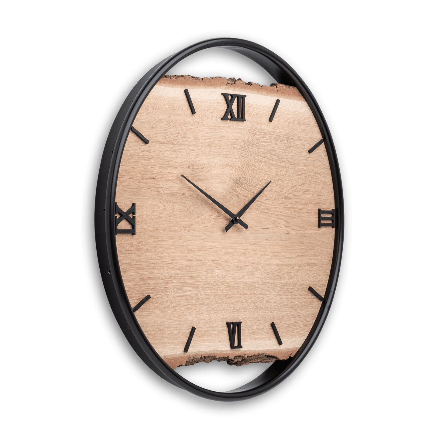 Wanduhr aus Holz/Eiche NO 338 45cm