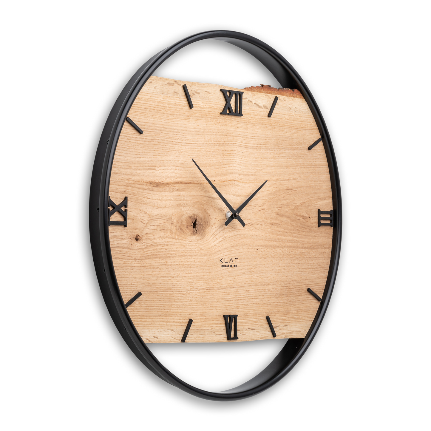 Wanduhr aus Holz/Eiche No 346 50cm
