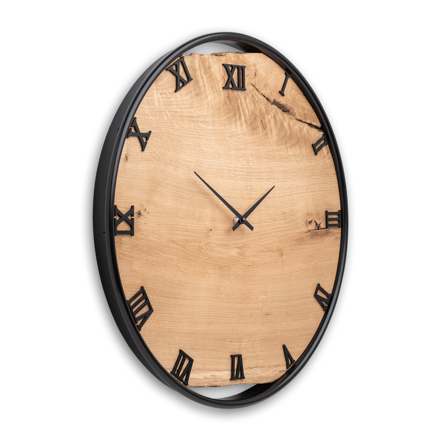 Wanduhr aus Holz/Eiche No 351 50cm