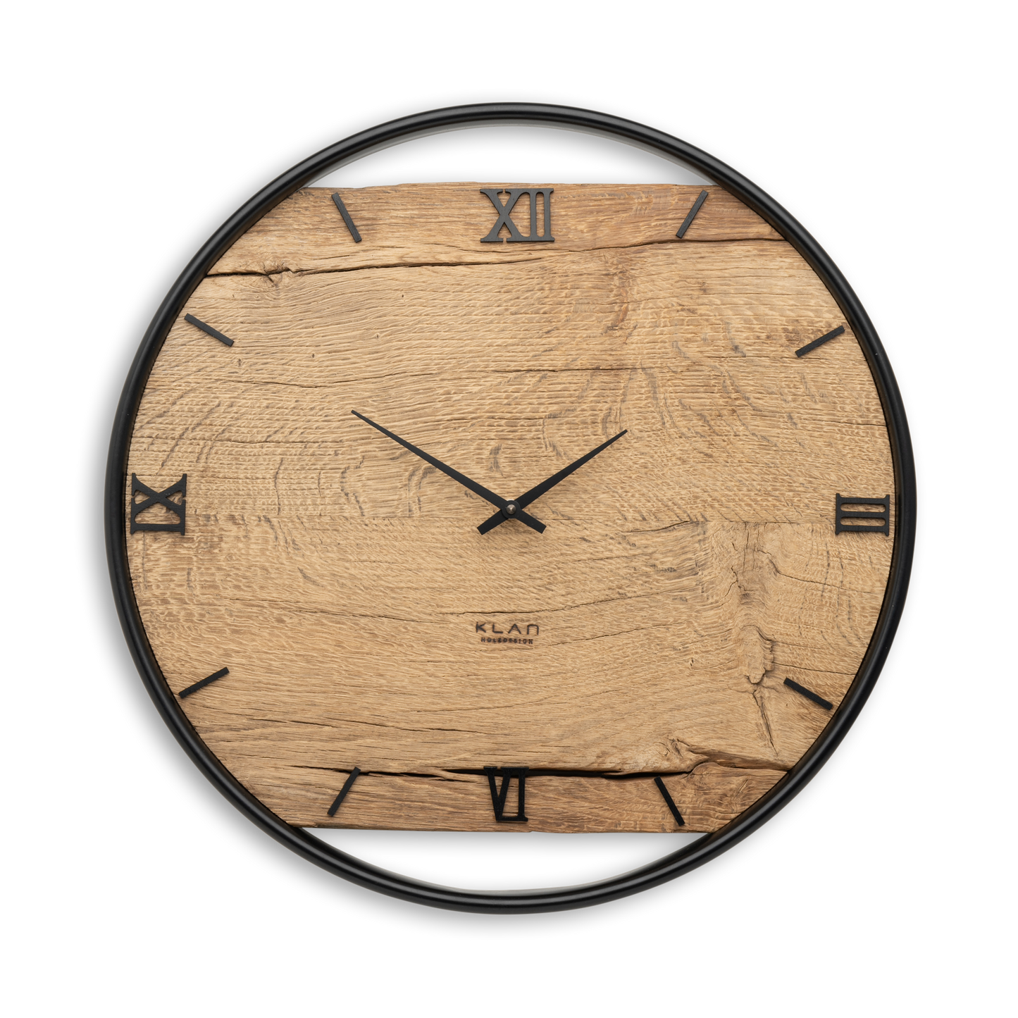 Wanduhr aus Altholz No 358 50cm