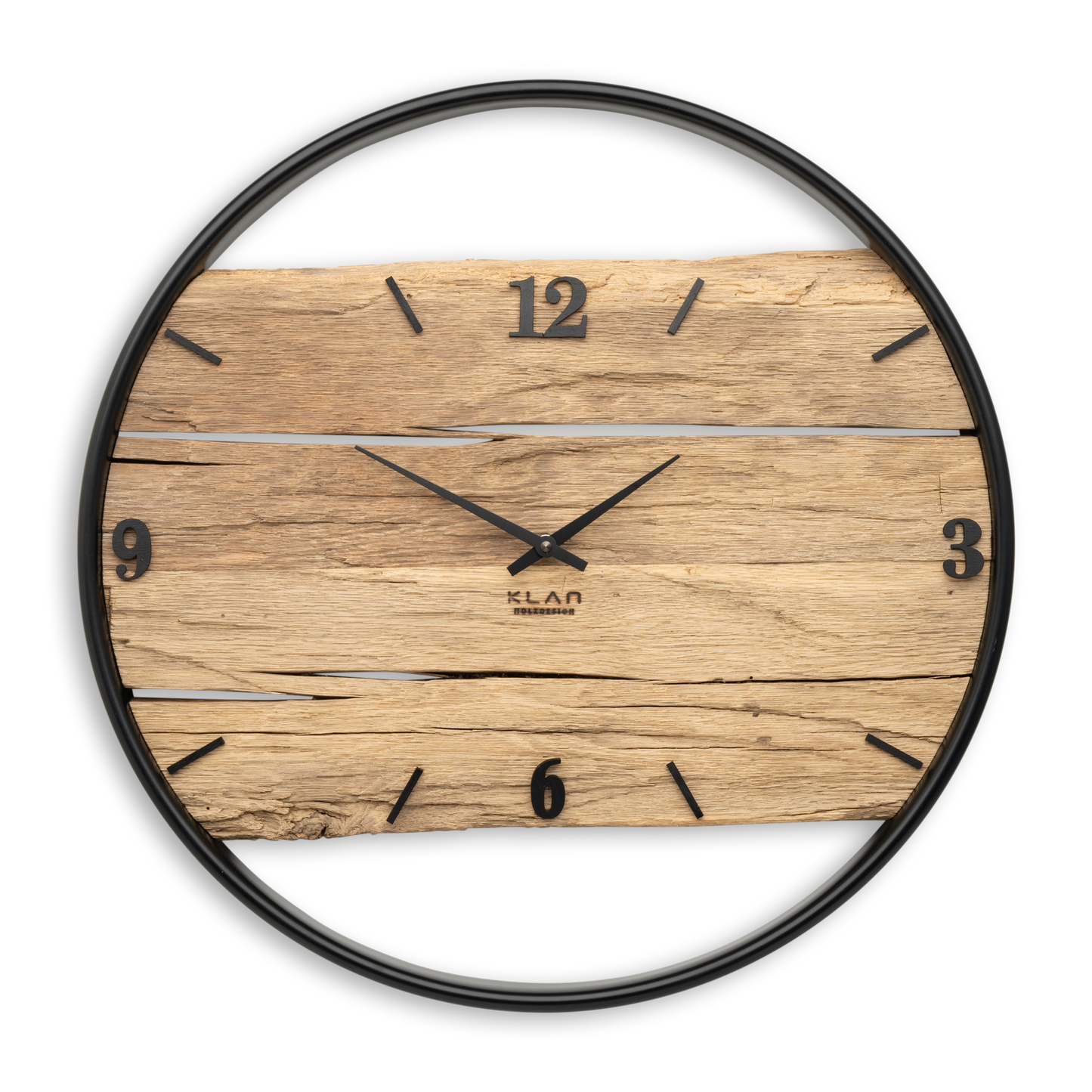 Wanduhr aus Altholz No 363 50cm