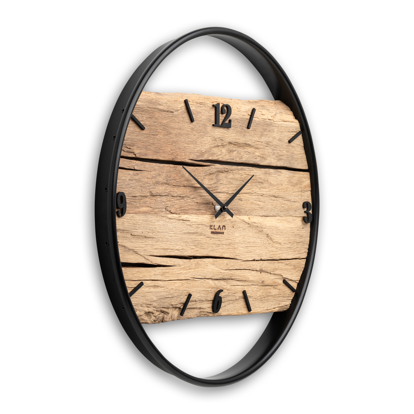 Wanduhr aus Altholz No 363 50cm