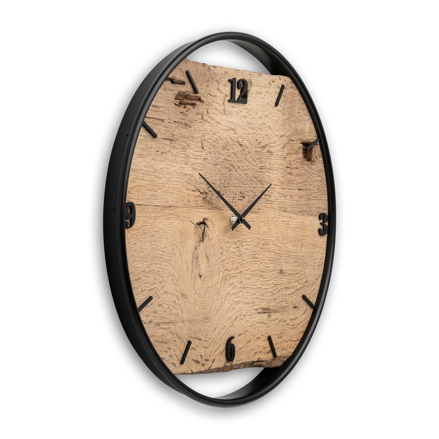 Wanduhr aus Altholz No 365 50cm