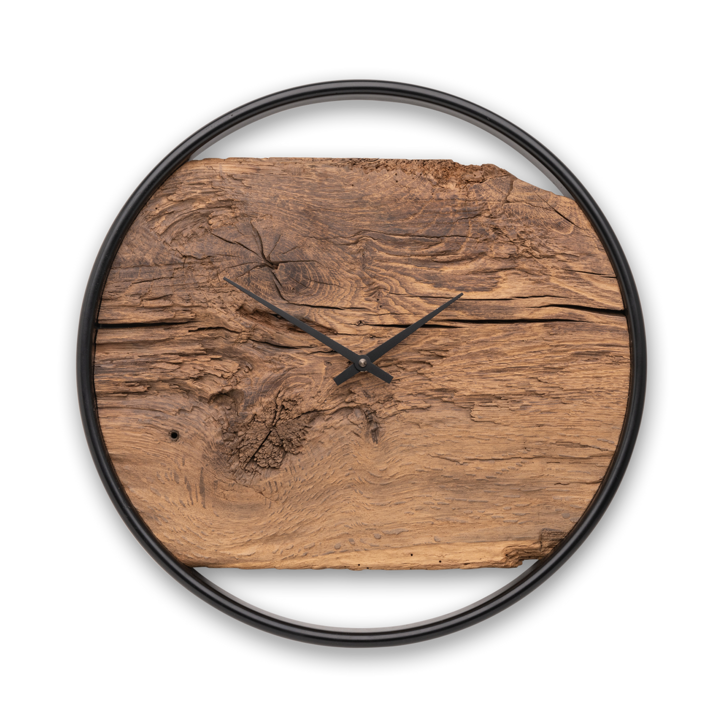 Wanduhr aus Altholz NO 373 40cm