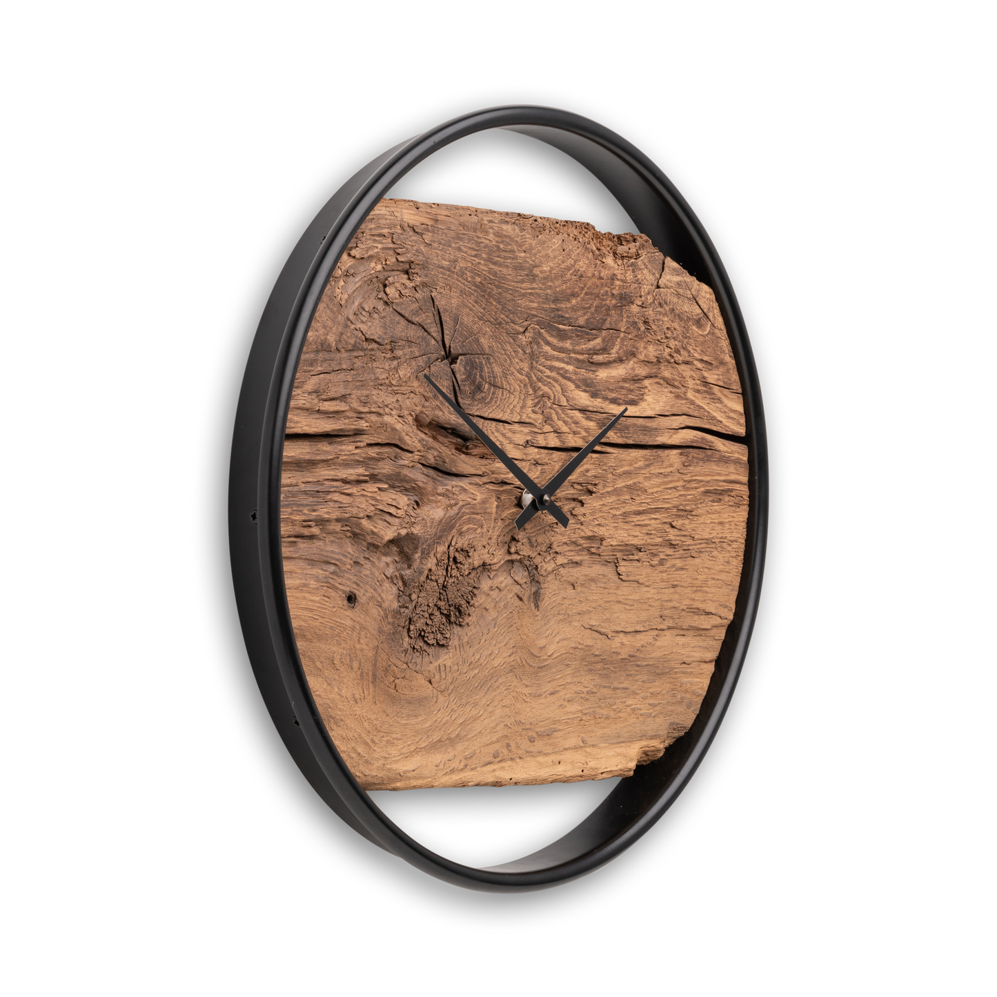 Wanduhr aus Altholz NO 373 40cm
