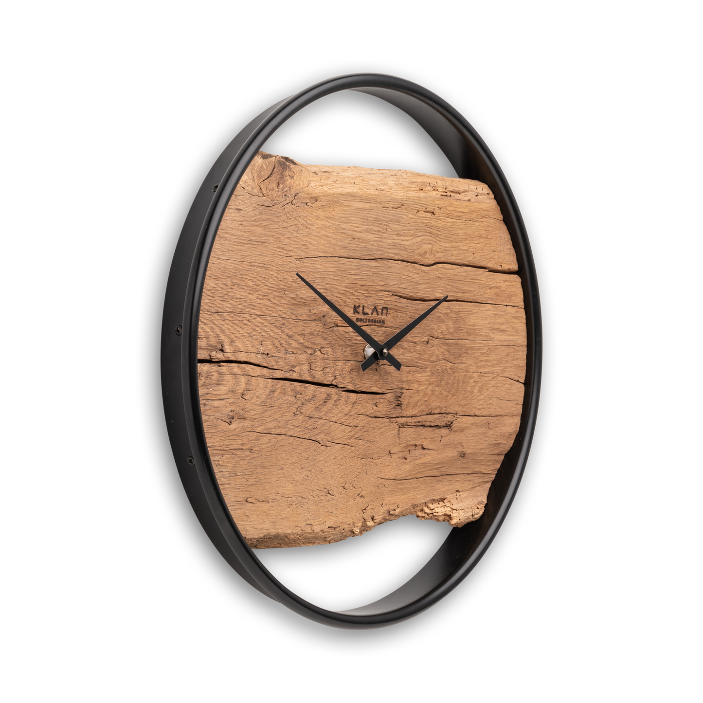 Wanduhr aus Altholz NO 385 40cm