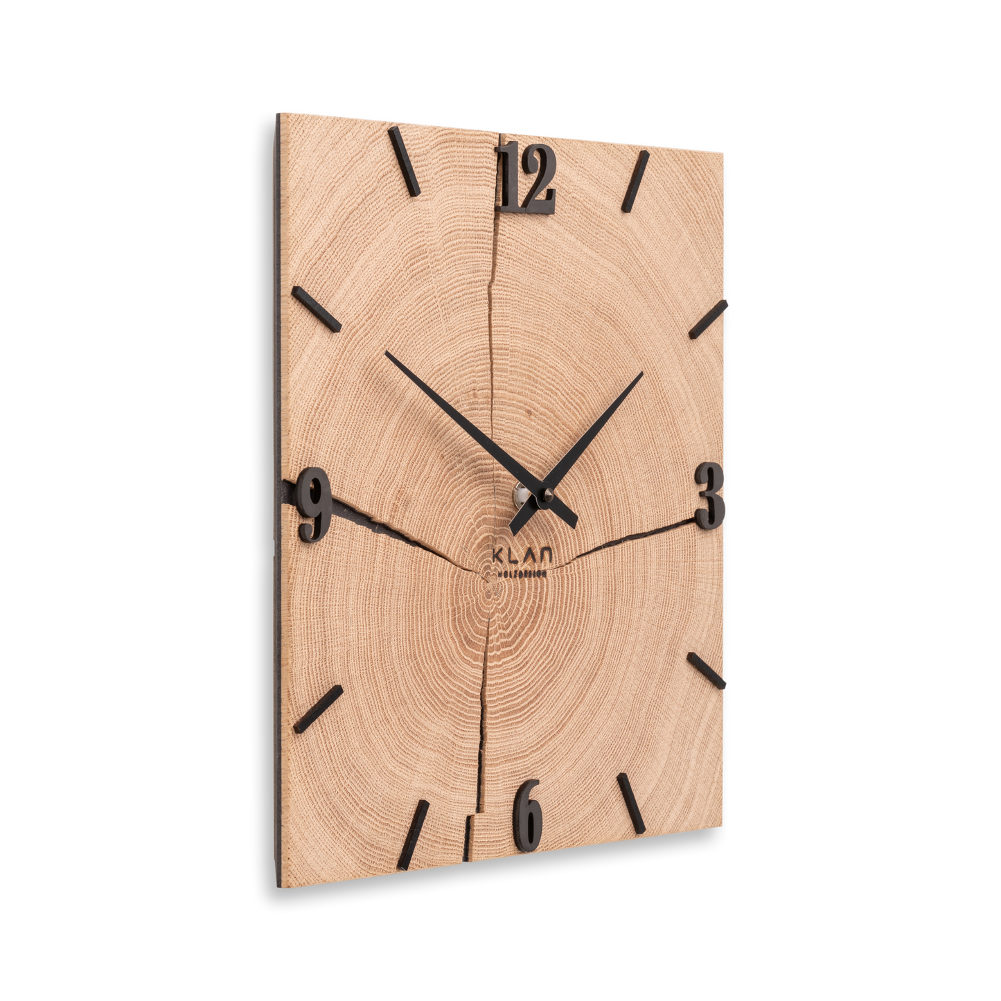 Wanduhr aus Holz No 391 30x30cm