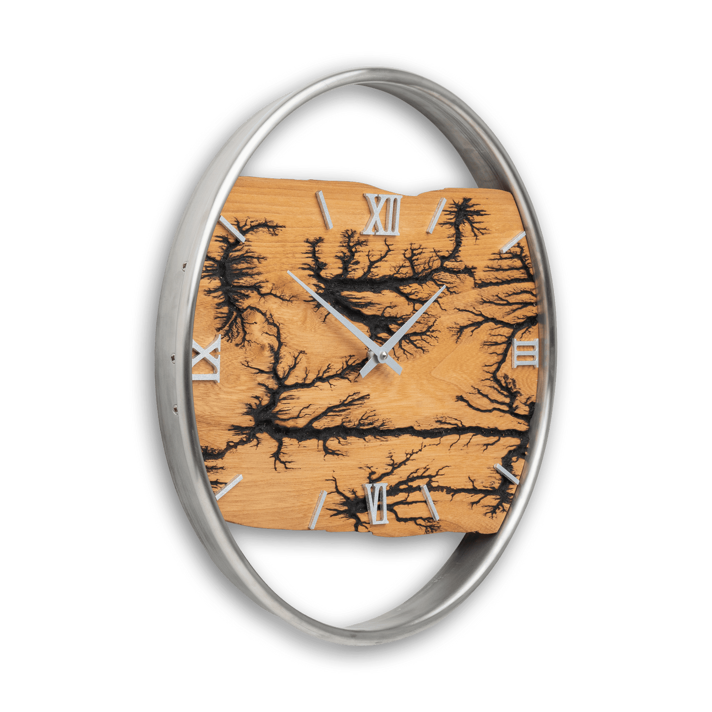 Wanduhr aus Ulmenholz No 393 40cm