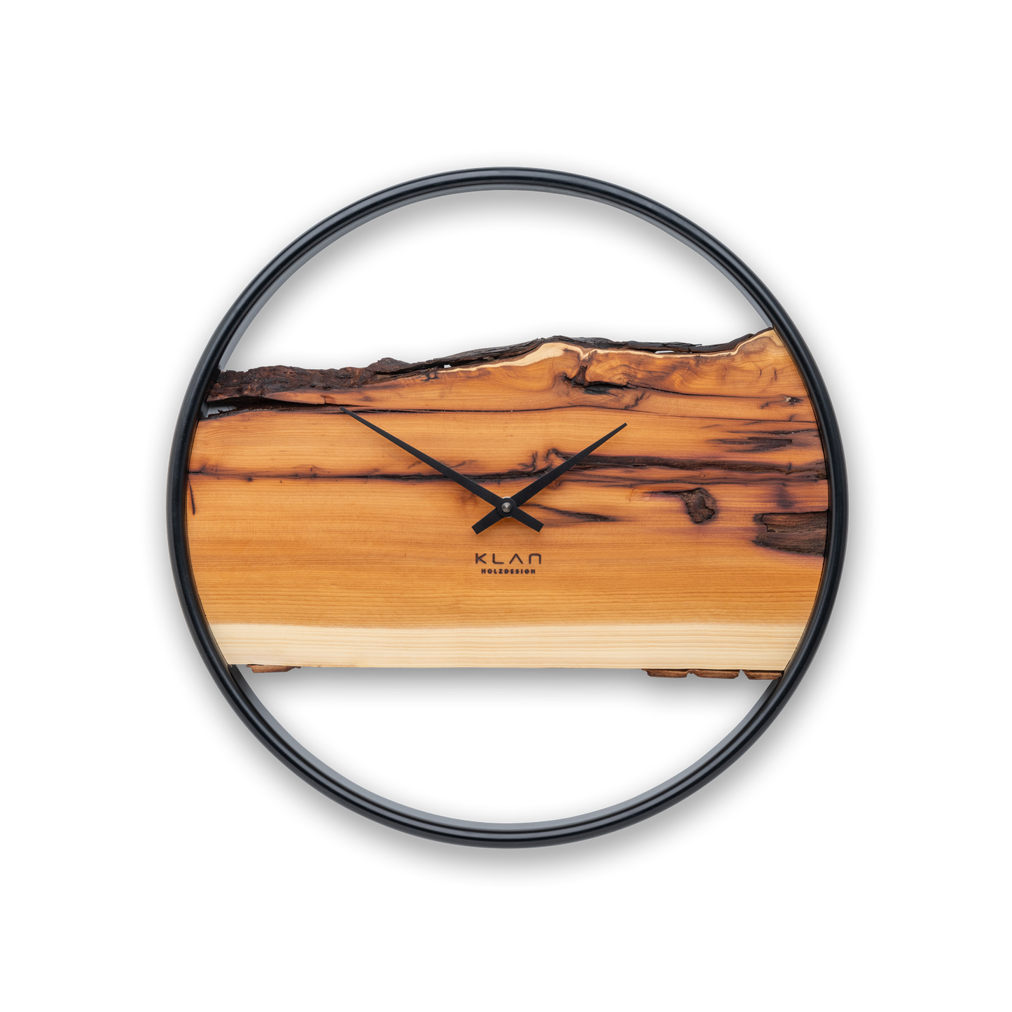 Wanduhr aus Ulmenholz No 399 40cm