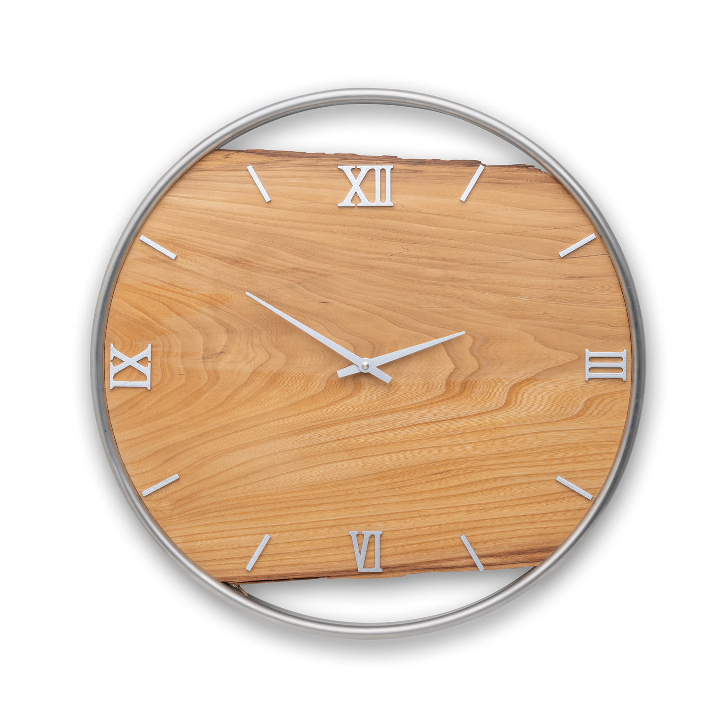 Wanduhr aus Ulmenholz No 400 45cm