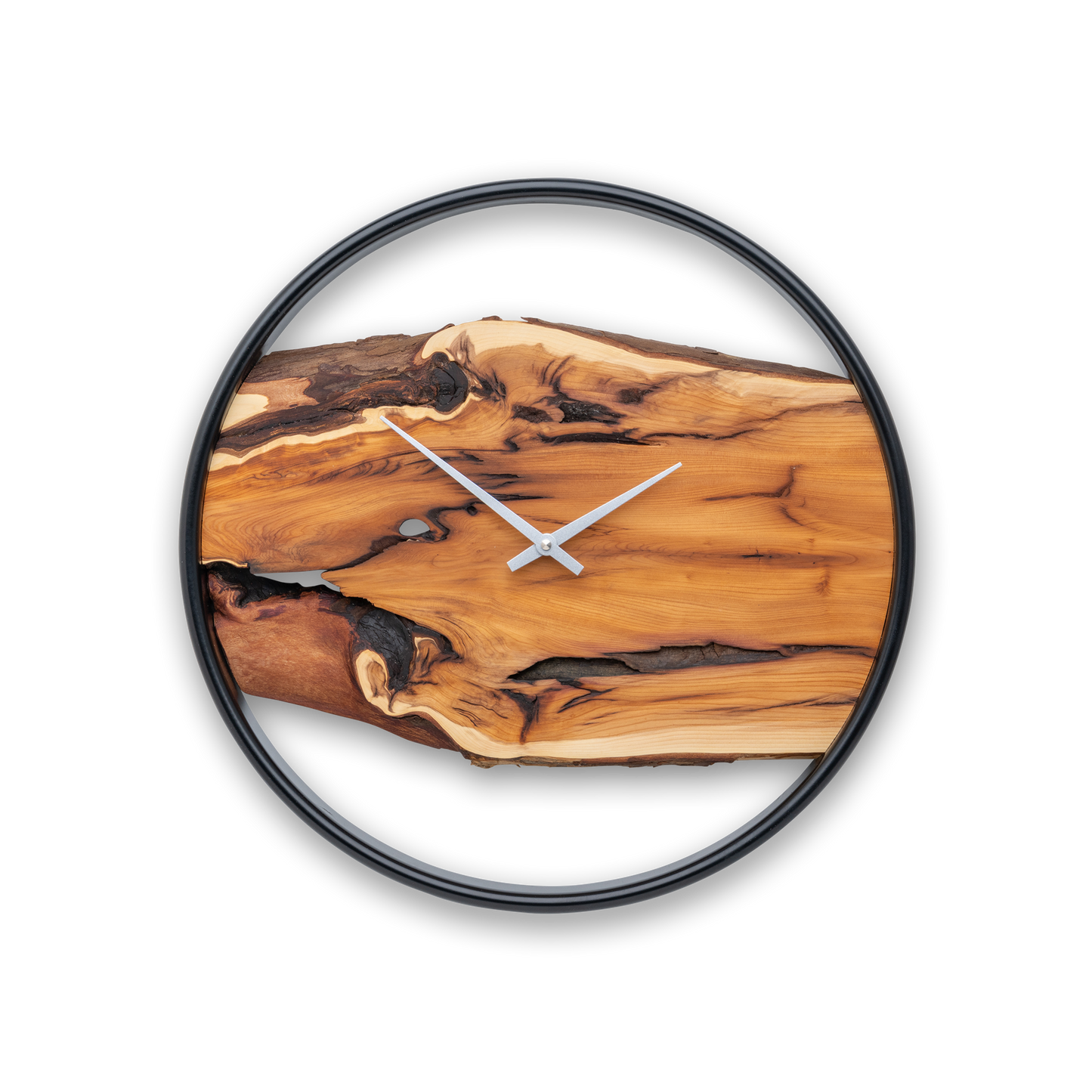 Wanduhr aus Ulmenholz No 404 40cm