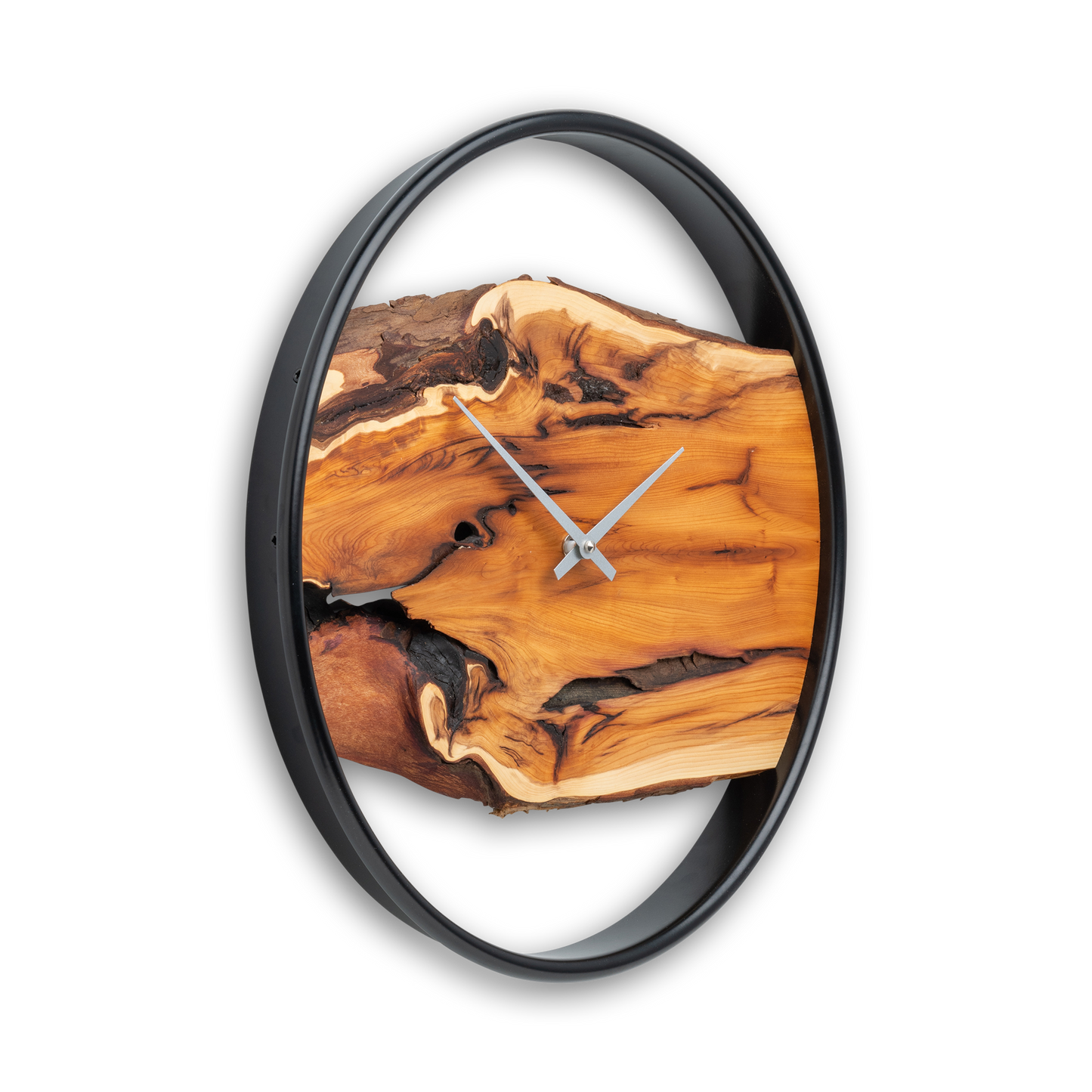 Wanduhr aus Ulmenholz No 404 40cm
