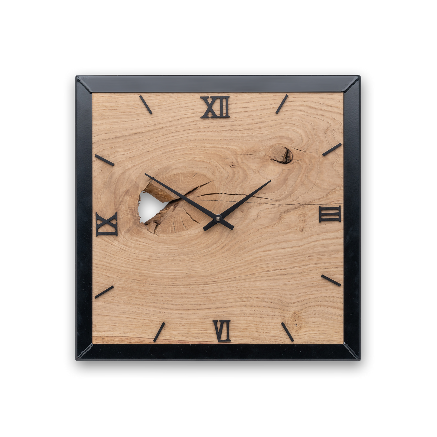 Wanduhr aus Holz Quadratisch NO 408 40x40cm