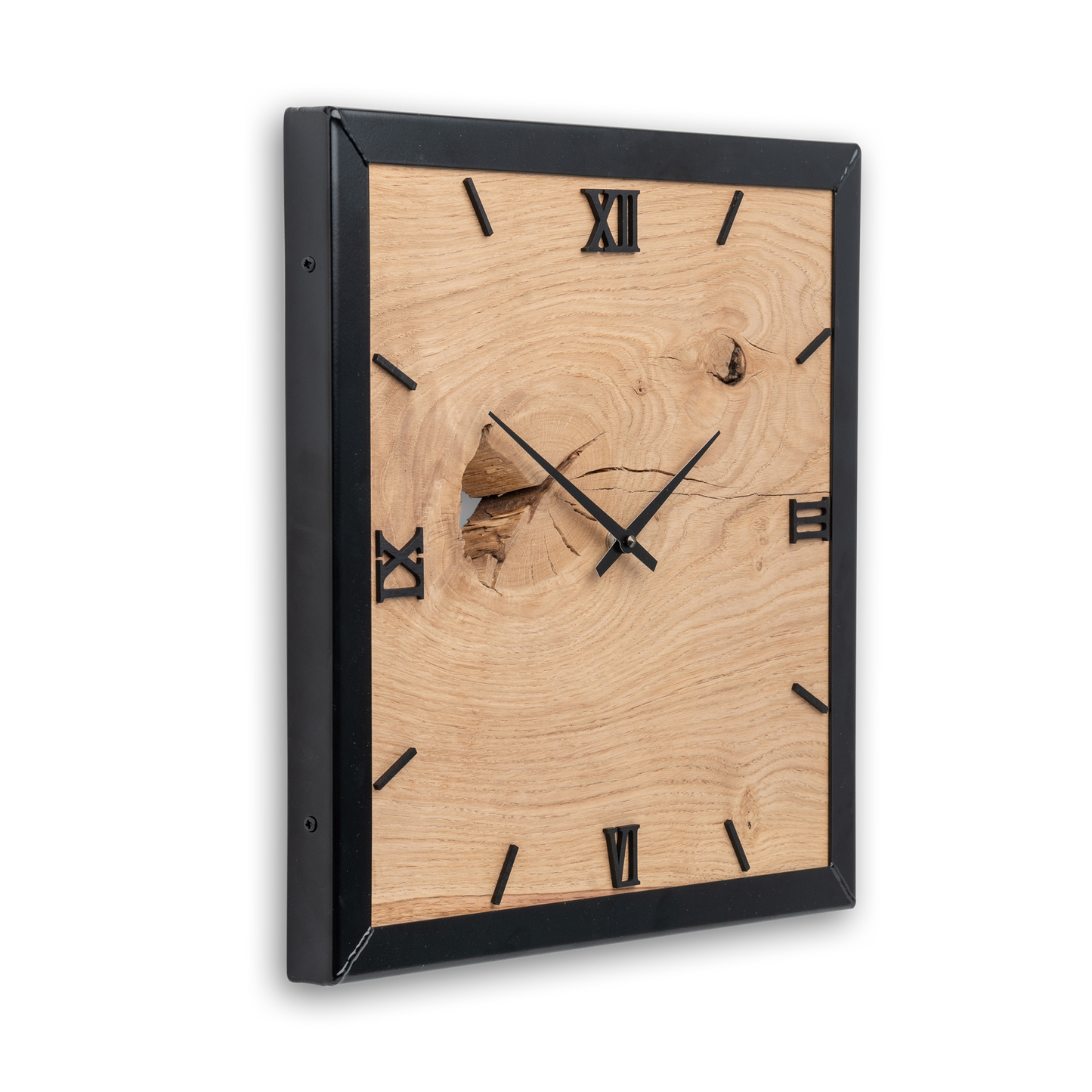 Wanduhr aus Holz Quadratisch NO 408 40x40cm