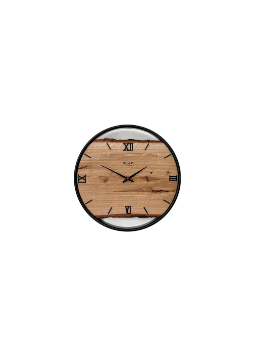 Wanduhr aus Holz/Eiche NO 480  40cm