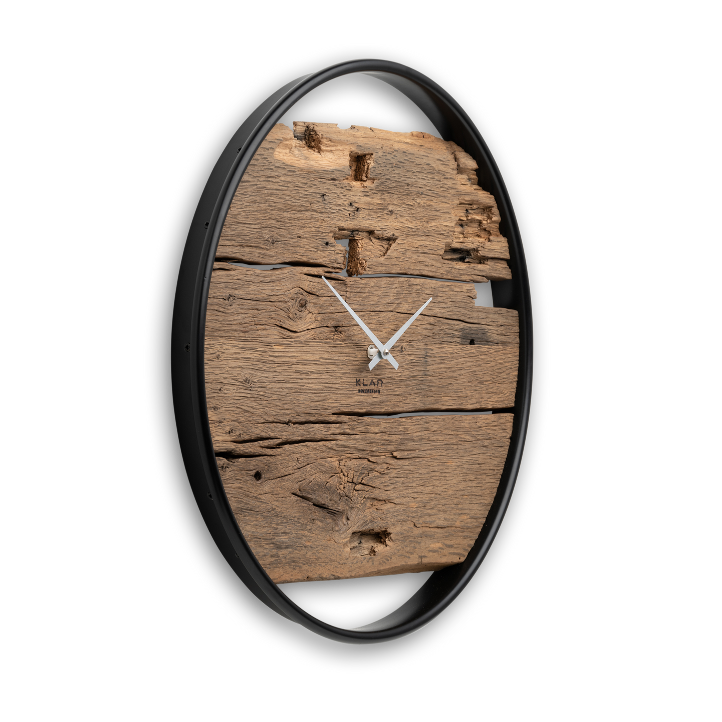 Wall clock made of old wood No 362 50cm 