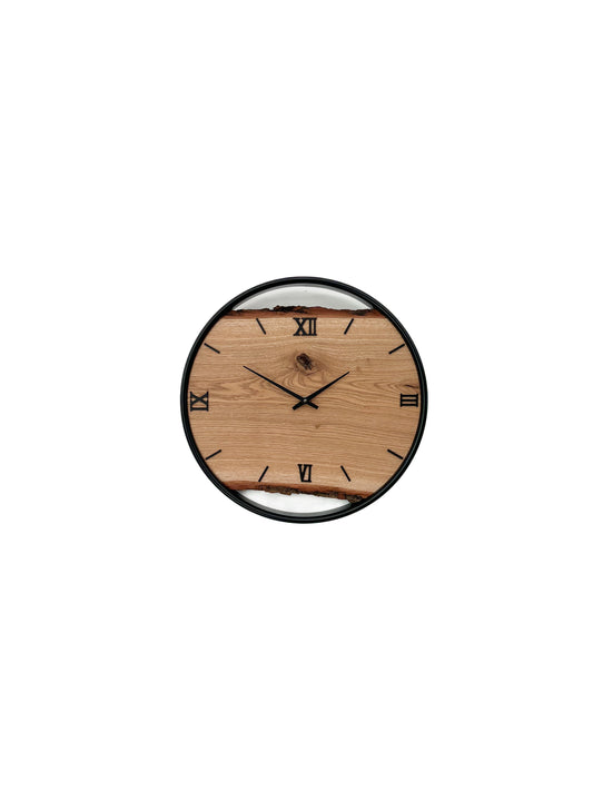 Wanduhr aus Holz/Eiche NO 481  40cm