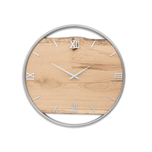 Wanduhr aus Holz/Eiche NO 170 45cm Klan-Holzdesign 