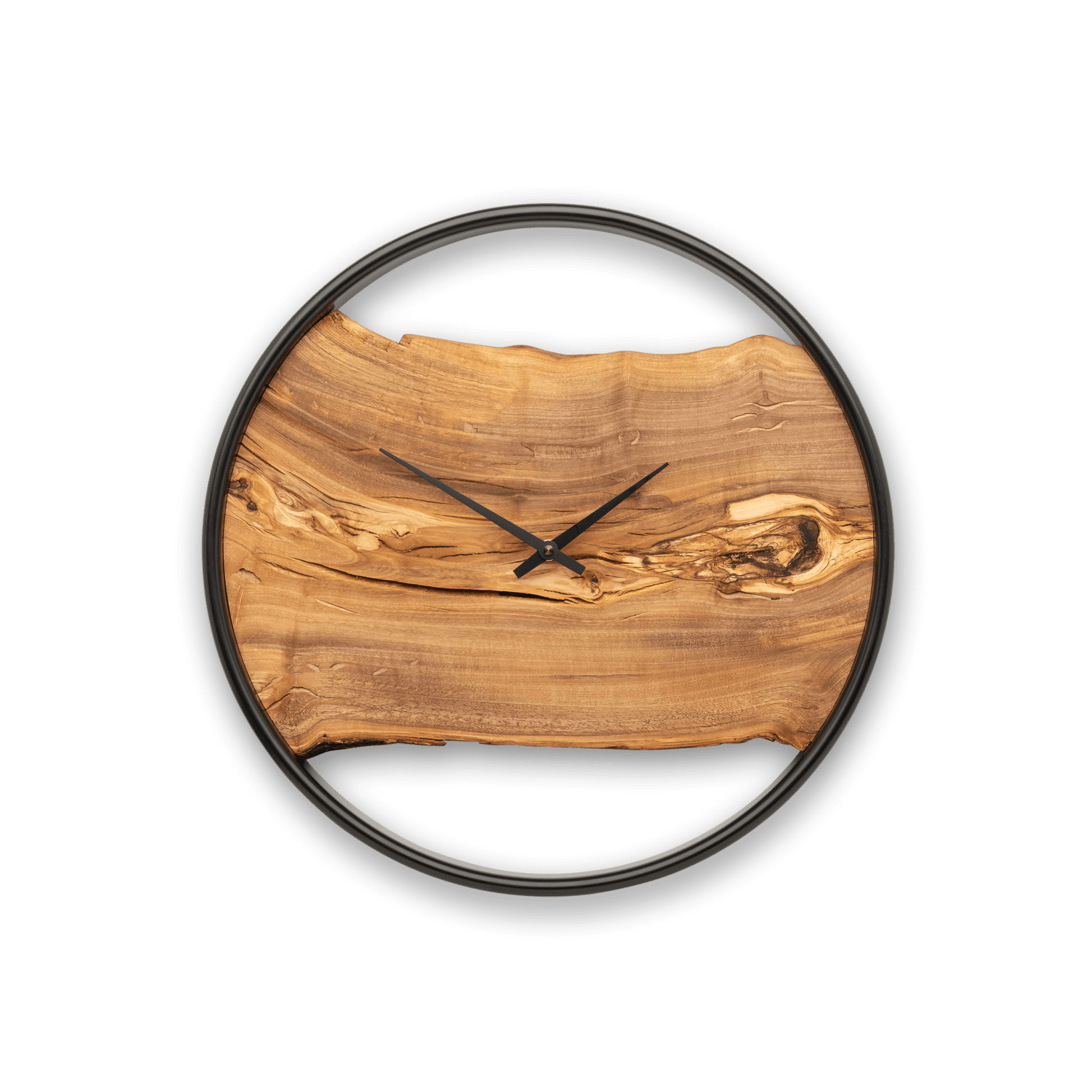 Wanduhr aus Holz/Olive NO 317 40cm Wanduhr Klan-Holzdesign 