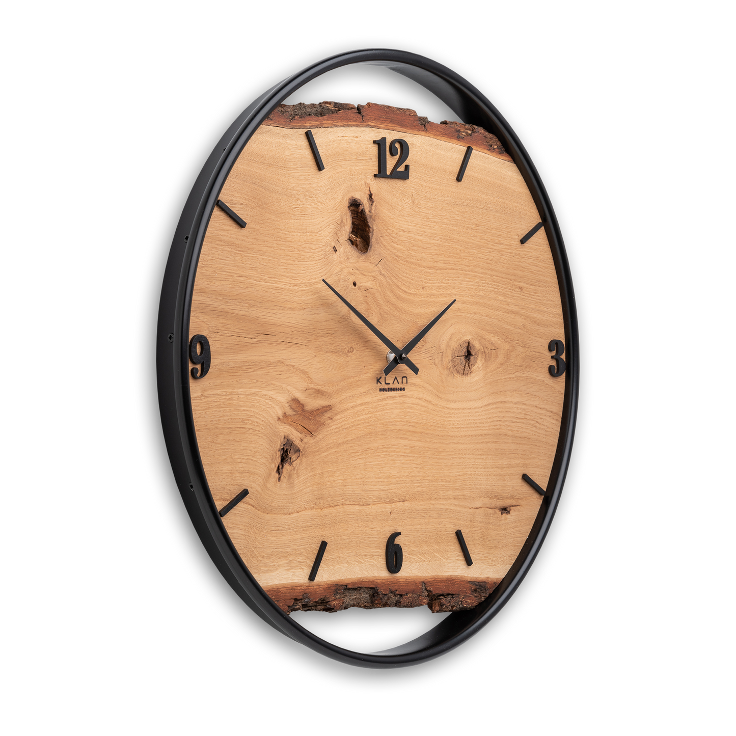 Wanduhr aus Holz/Eiche No 349     50cm
