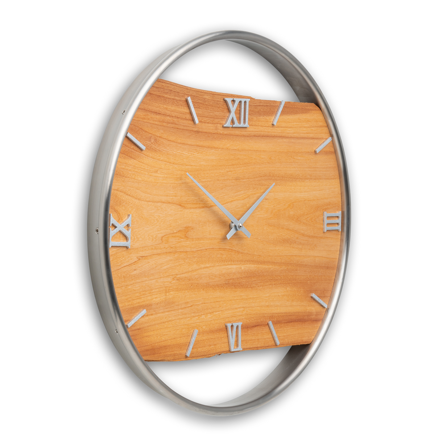 Wall clock made of elm wood No 403 45cm 