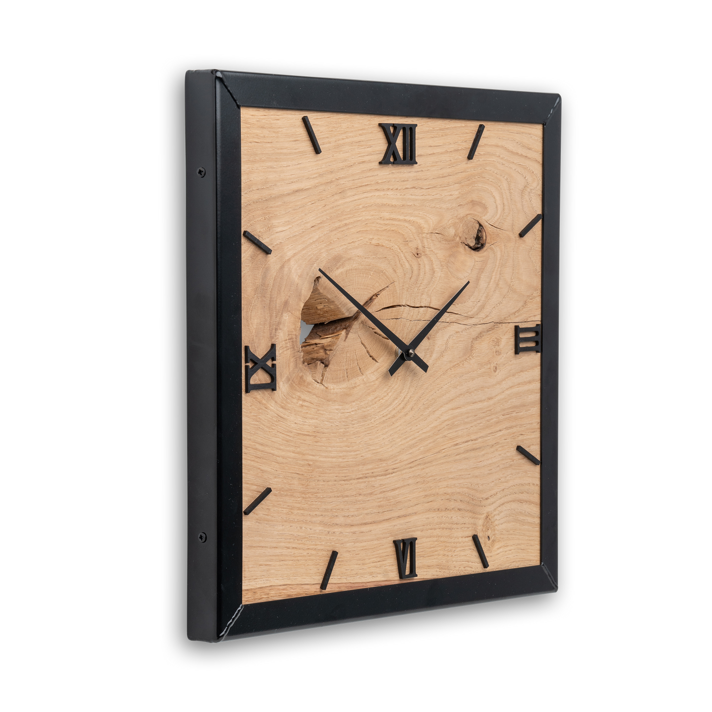 Wooden wall clock square NO 408 40x40cm
