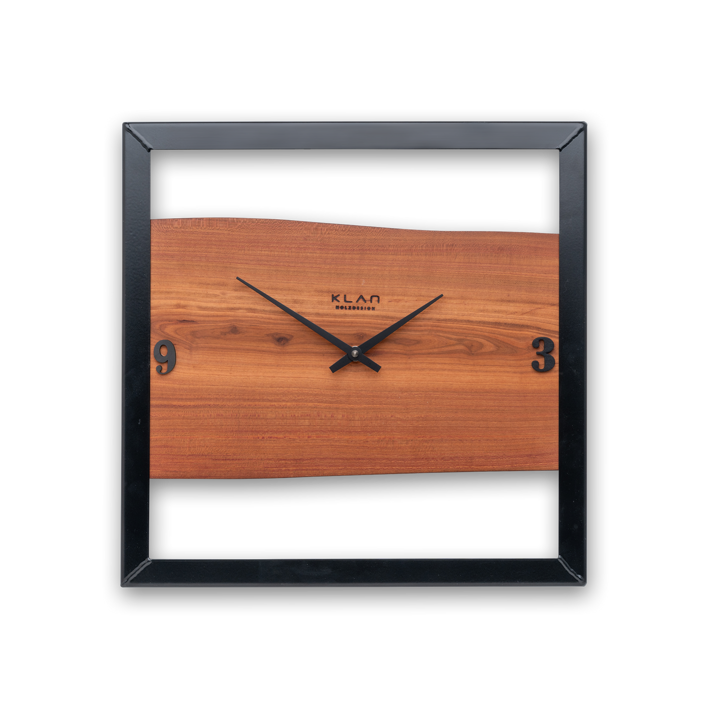 Wooden wall clock square No 409