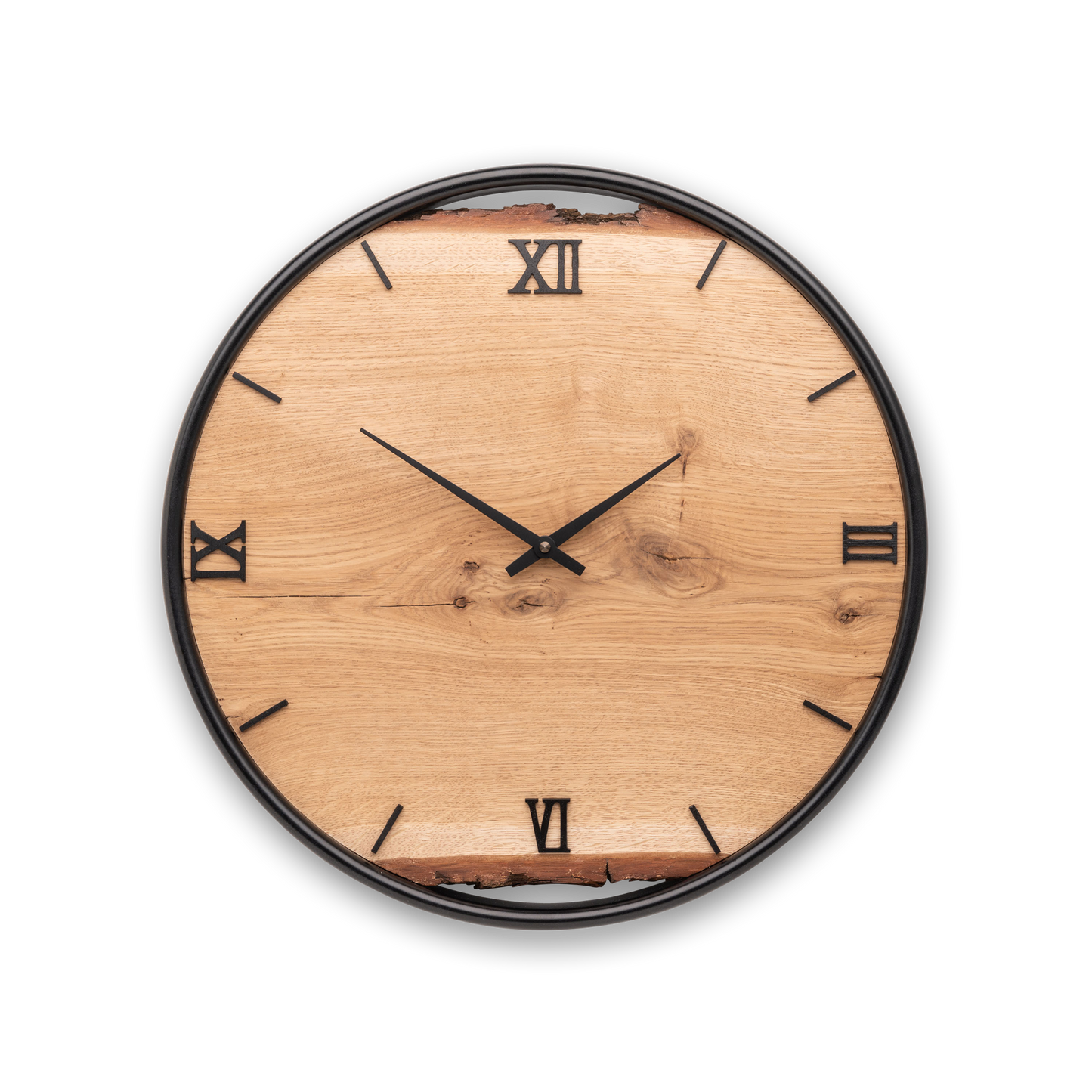 Wanduhr aus Holz/Eiche NO 434     40cm